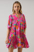 Himera Floral Maribor Shift Mini Dress